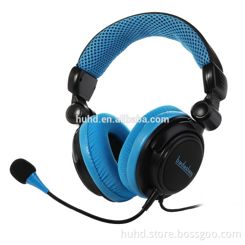 Foldable 5-in-1 Gaming Headphone for PS4 , Xbox one, PC , Mobile , Tablet with detachable and adjustable Microphone overhead